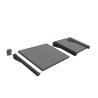 Toldo solar fotovoltaico PALMAR 6 placas - Gris 2400W 10,424x1,144M con Bandeja de cables INTERSUN - 4