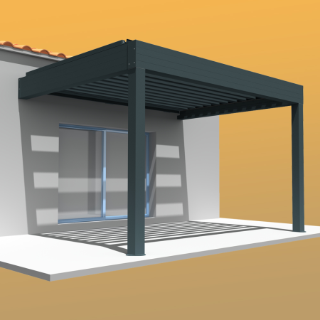 Pérgola SPINELLE 4,50x4,987 ML Cierres con mando a distancia - Intersun - Toldos y Pérgolas