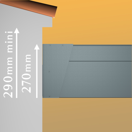 Pérgola bioclimática SIROCO 5,00x5,213 M Motorización con pistón eléctrico y mando a distancia INTERSUN - 7