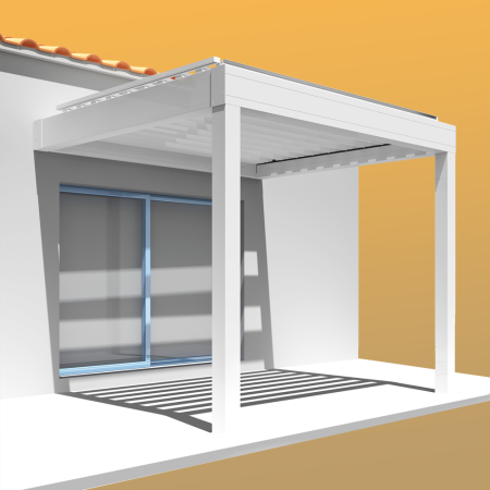 Pérgola LOLITE 4,00x4,613 ML Cilindro mando a distancia - Intersun - Toldos y Pérgolas