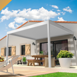 Pérgola LOLITE 4,00x4,613 ML Cilindro mando a distancia - Intersun - Toldos y Pérgolas