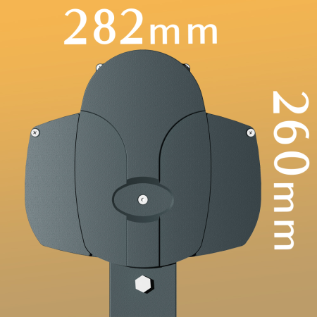 Toldo ENARGITE doble inclinación 6.00x2x3.00 ML - Intersun - Toldos y Pérgolas