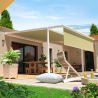 Pérgola cofre FINISTERRE 4,00x3,00 M Motorizado con mando a distancia y sistema de emergencia + led + bambalina INTERSUN - 3