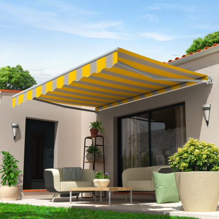 Toldo logia BERMEO Gris 4,00x2,50 M manual con manivela SUNSTYL - 2