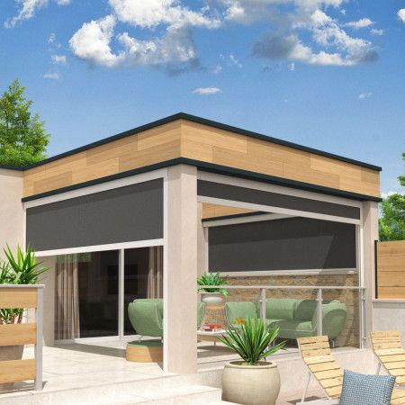 Toldo vertical compatible con pérgola LEVANTE 2,50x2,50 M INTERSUN - 4