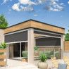 Toldo vertical compatible con pérgola LEVANTE 2,50x2,50 M INTERSUN - 4