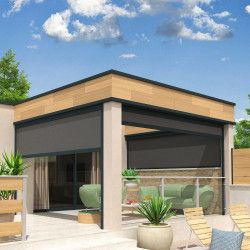 Toldo vertical compatible con pérgola LEVANTE 3,00x2,50 M INTERSUN - 1