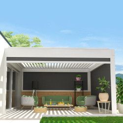 Toldo vertical compatible con pérgola TRAMONTANA 2,50x2,50 M INTERSUN - 1