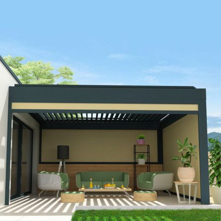 Toldo vertical compatible con pérgola TRAMONTANA 4,50x2,50 M INTERSUN - 1